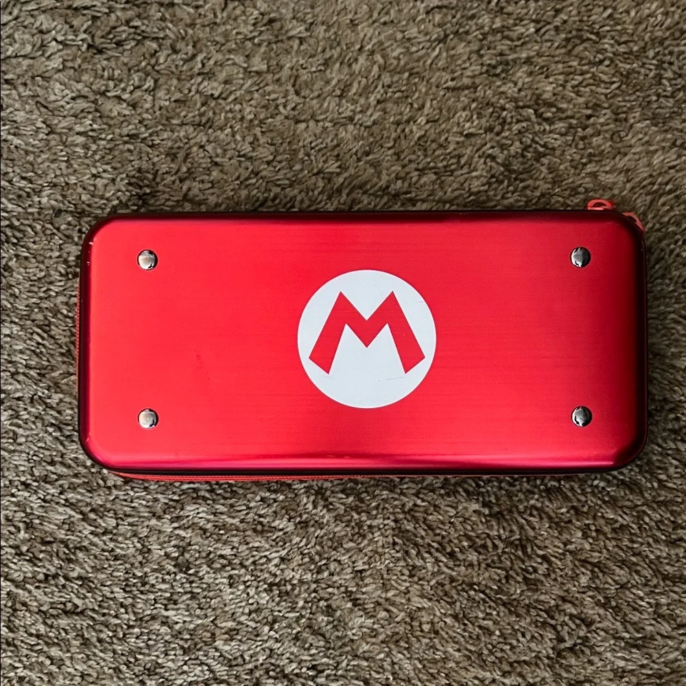 Red Nintendo Switch Carrying Case - Picture 1 of 6